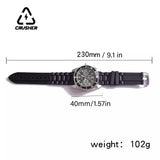 CRUSHER Wrist Watch Grinder Zinc Alloy Dry Herb Spice Grinders Tobacco Pipe Smoking Accessories Gadgets for Men