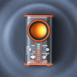 NEW K07 Transparent Bluetooth 5.0 Wireless Small Steel Cannon RGB Lighting Rhythm TWS Subwoofer Mini Creative Speaker