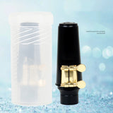 3pcs Set Professional Saxophone Mouthpiece+Clip+Clip Cap for Alto/Soprano Sax NEW