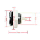 27mm Cover 5mm Air Inlet Massage Seven-hole Jet ABS Cap Nylon Body Surfing Bathtub Ozone Bubble Nozzle Accessories