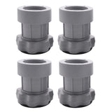 4PC Adjustable Heighten Washing hine Anti Shock Non Feet Mat Fridge Floor Furniture Protector-Gray