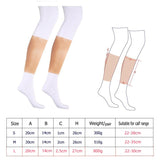 Pad Scar Birthmark Cover One Piece Calf Compression Sleeve Crooked Legs Corrector Silicone Enhancement for O Leg