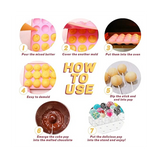 Baking Spherical Chocolate 20 Holes Round Lollipop Cookie Candy Maker Pop-Lollipop Mold Stick Tray Cake Mould