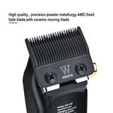 New WMARK NG-130 Trimmer Wireless Charging Clipper Professional Type-C Rechargeable Hair Cutter with Charge Stand