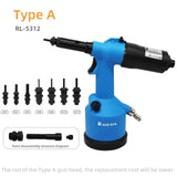 Gun Pneumatic Industrial Automatic Hydraulic Pull Rivet Nut Tool M3 M4 M5 M6 M8 M10 M12