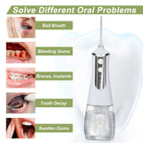 Irrigator Flosser Washing hine Portable Electric Household Oral Tooth Cleaner 350ML Water Tank