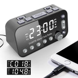 Clock control DAB digital radio, large LED display