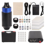 Tattoo Power Supply Kit Professional 50ml Liquid Complete 90-265V Tattoo Machine Kit All in One with Power for Beginners