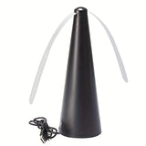 1pc, Fly Fan Outdoor Picnic Small Ceiling Fan To Drive Away Flies And Mosquitoes, Rechargeable Fan For Setting Up A Meat Stall To Drive Away Flies, Fully Automatic Charging Fan For RV Outdoor Cooking Backyard Garden Camping Picnics Beach