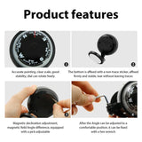 Mini Electronic Navigation Camping Gear Small Guide Ball For Marine Boat Vehicle Car Compass Black