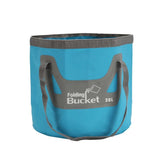 12L/20L Thicken Portable Multifunctional Folding Bucket Outdoor Backpack Camping bucket Hiking Trip Fishing Wash Cleaning Tool
