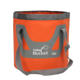 12L/20L Thicken Portable Multifunctional Folding Bucket Outdoor Backpack Camping bucket Hiking Trip Fishing Wash Cleaning Tool