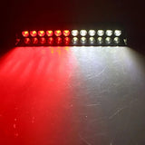 12LED Emergency LED Strobe Light Police for Car Truck Red Blue Amber White LED Flasher Beacon Warning Lamp Car Light Assembly