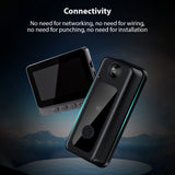 4.3 Inch 2.4G Visual Intercom Doorbell - With Screen, BT Wireless, Smart High-definition, Intelligent, Two-Way