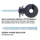 Electric Screw-in Fence Ring Wooden Post with Insulator Socket Tool,100PCS,B