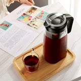 1pc 2L/64oz BPA-Free Ice Coffee Pot with Leak-Proof Lid - Perfect for Large Parties and Outdoor Events