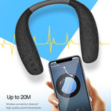 High Quality Bluetooth Neckband Wearable Home Outdoor Wireless Speakers True 3D Stereo Sound with Microphone