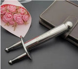 Titanium alloy straight head detachable magnetic massage cervical spine massager manual meridian stick acid discharge stic