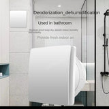 4/6 Inch High Speed Exhaust Fan Toilet Kitchen Bathroom Hanging Wall Window Ventilator Extractor with Remote Control