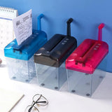 Hand-operated Portable Handheld Paper Shredder Capacity Visibility Anti-slip Grip Ideal for Home