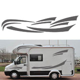 Sticker Stripe Decoration Body Decals Door Panel Bumper Vinyl Graphics Stickers Car Styg For Camper RV Trailer Accessories