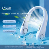 1pc USB Portable Neck Fans - Bladeless, Wearable, and Battery Powered Personal Fan for Comfortable and Convenient Cooling