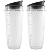 32-Ounce Cup with Sealed Lid Ninja Replacement Parts Accessories for Auto-IQ 1000W and Dual Blender