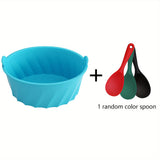 1pc Reusable Cooking Pot Liners, Silicone Slow Cooker Liners, Easy Clean And Leak Proof Cooking Bags, Fit 6 To 8 Quart