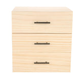 90 Slots Three Tiered Essential Oil Bottle Container Wooden Storage Case Box Organizer