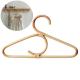10PCS Rattan Hangers For Clothes Kids Garments Organizer Little Rack Children Hanger Kids Room Decor Wardrobe Hangers