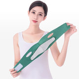V-Shaped Mask Face Tightening Corrective Bandage Shaper Double Chin Facial Lift With Massage Slimming Device