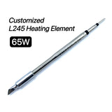 L245 65W Digital Pen Portable Electric Soldering Iron Aluminum Alloy CNC Shell QC PD Type-C for JBC245 Black