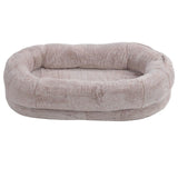 Human Dog Bed Comfortable Extra Large Size Bean Bag Bed with Removable Cover for People Adults Pets 100x70x30cm/39.37x27.55x11.81in