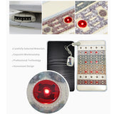Heating Stone Massage Cushion - Far Infrared Photon Therapy, Gemstone, Negative Ion, Pulse Electromagnetic Field Pad.