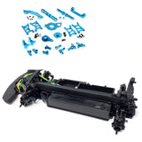 Metal Modification Accessory Kit Suspension Arms Steering Knuckle For Tamiya XV-01 XV01 1/10 RC Car Upgrades Parts