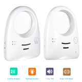 Portable 2.4GHz Wireless Digital Audio Monitor One-Way Talk Crystal Clear Baby Cry Detector Sensitive Transmission