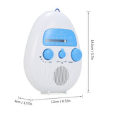Waterproof radio 900 portable amfm FM radio rope-hanging prevention in the bathroom for the elderly