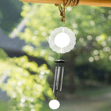 6PCS Sublimation Spinner Blan Outdoor Decor, Outdoors Wind Chimes Outside With Aluminum Tubes For Mom Women Durable