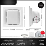 Powerful Silent Bathroom Ceig Suction Toilet Exhaust Ventilation Fan