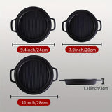 1pc, Cast Aluminum Griddle Pan For Stove Top, Lighter Than Cast Iron Skillet Pancake Griddle, Nonstick Kitchen Stove Top Grill