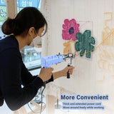 2 in 1 Cut and Loop Pile Kit - Electric Carpet Rug Gun with Yarn Tufting Cloth