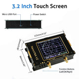 3.2 Inch NanoVNA V2 Vector Network S-A-A-2 Nano VNA Tester 50kHz-3GHz MF HF VHF UHF USB Logic Antenna Analyzer Meter