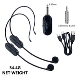 Professional Wireless Headset Microphone Transmitter Microfone For Voice PA System Radio Guitar Teaching Fiess Yoga
