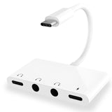 USB C To 3.5Mm Audio Adapter Audio Adapter With 3.5Mm Audio Jack And 60W PD Fast Charging Port