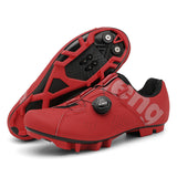 New power assisted road professional riding mountain bike shoes, non lock cycling shoes