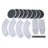 Turntable Tray 360?? Rotation Multifunctional Reusable Portable Rotating Food Organizer Tray for Dining Table