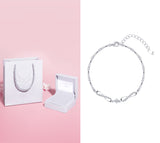 A Pair Of Lovers Niche Design Simple Sterling Silver Jewelry