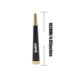 CRUSHER Metal Cone Herb Pipe with 5MM Activated Carbon Filter Removable Dry Burning Tobacco Pipes Smoking Accessories