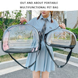 Cat Breathable Dog Universal Travel Out Bag Transparent Portable Space Capsule Foldable Pet Supplies
