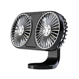 5V Coog Low Noise USB Powerful 3 Gear Car Air Outlet Dashboard Mini Fan 360 Degree Rotating for Truck Vehicle
